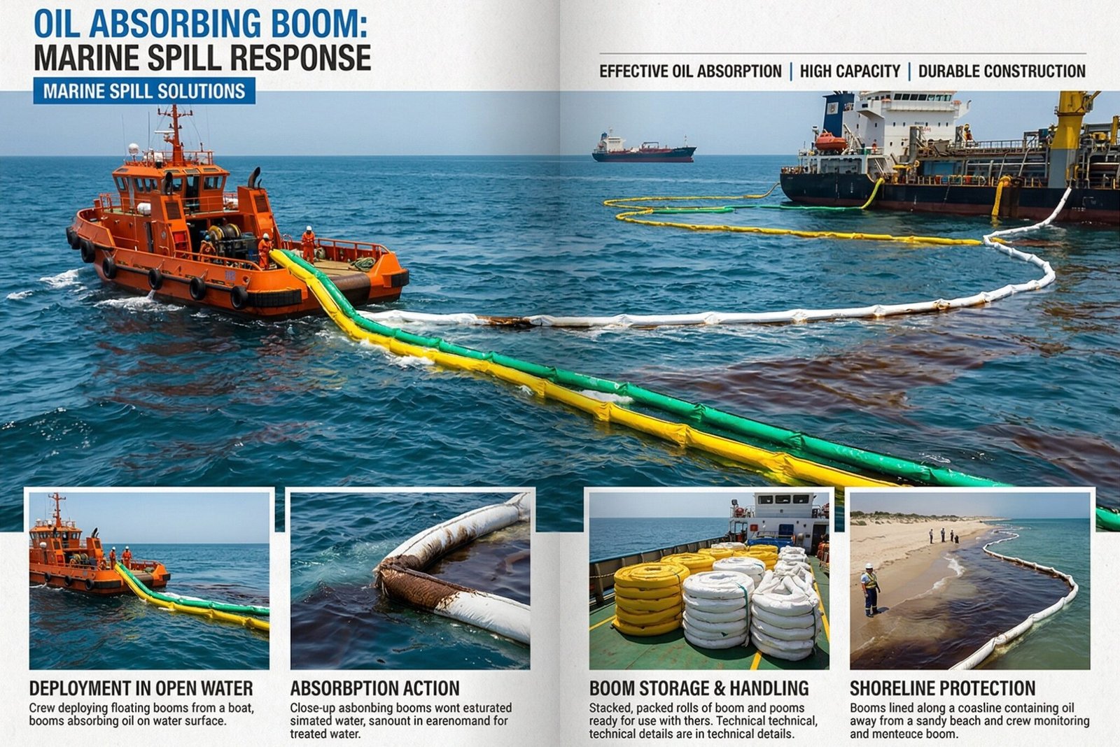 Proguard Absorbent Booms Absorbent Boom Supplier in UAE | Oil Absorbent Boom Dubai